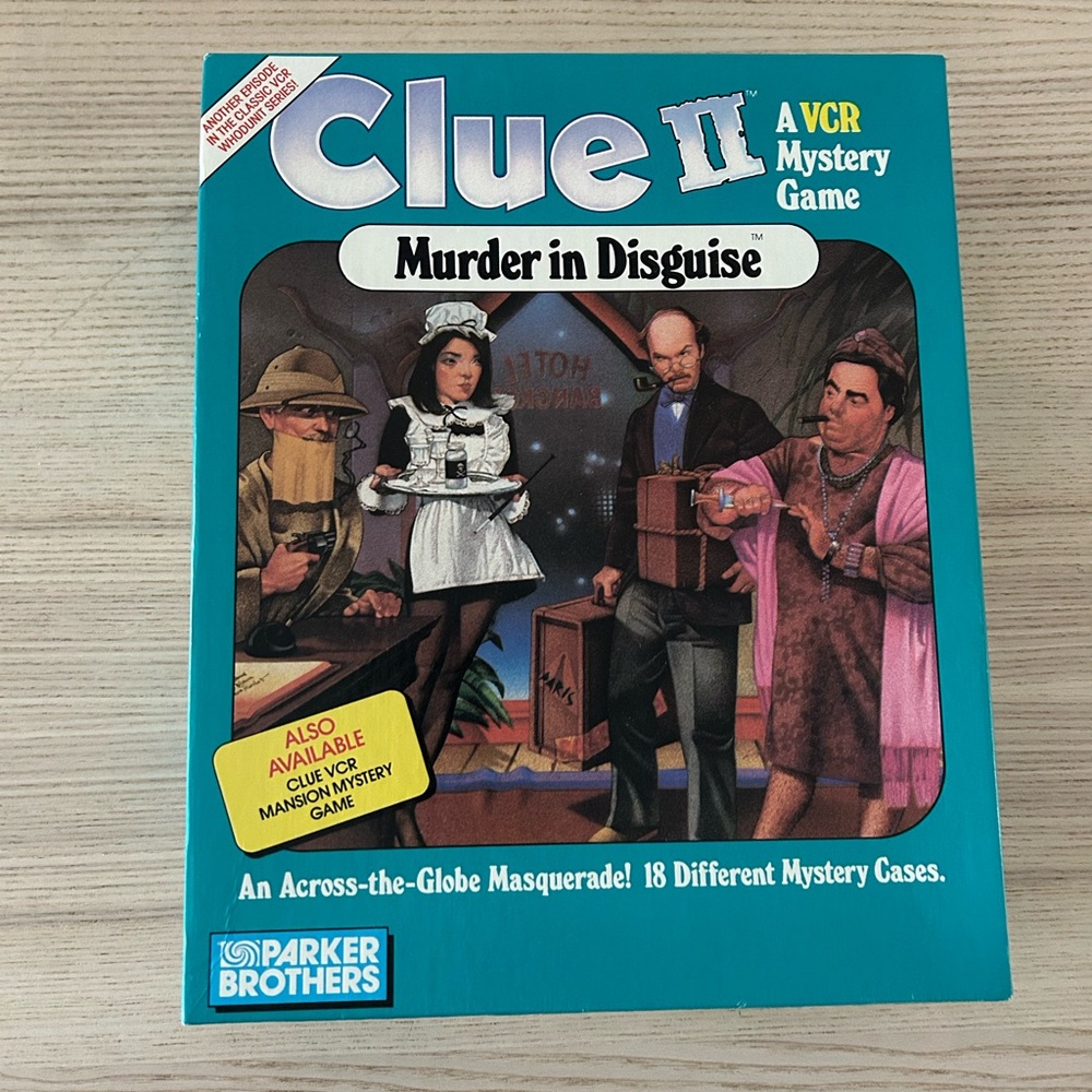 Clue II Murder in Disguise A VCR Mystery Game
